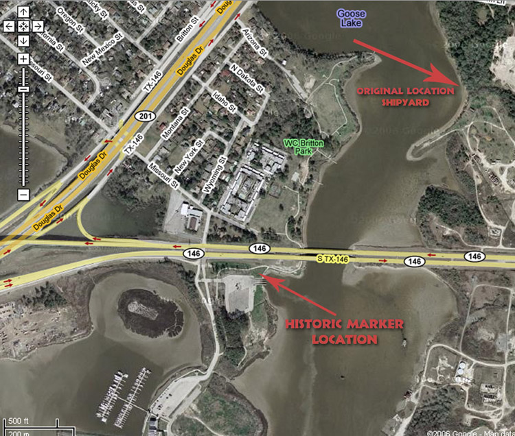 Baytown Confederate Naval Works of Goose Creek Texas History